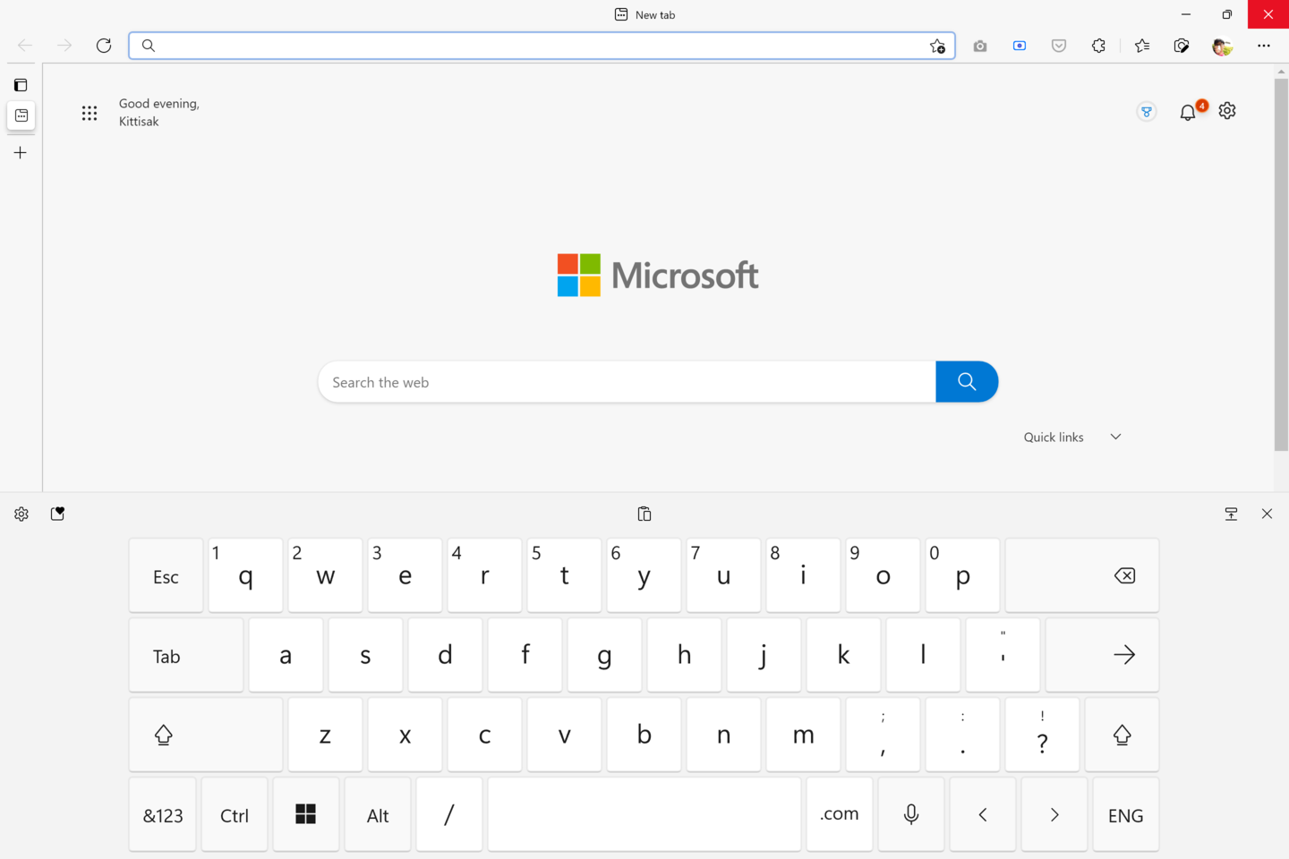 On Screen Keyboard